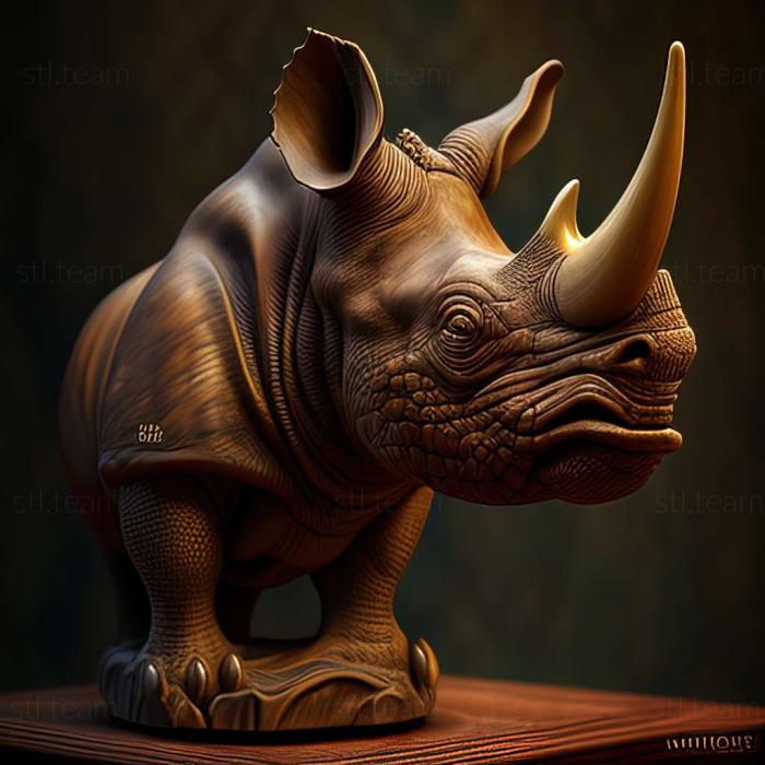 3D модель Rhabdotorrhinus (STL)